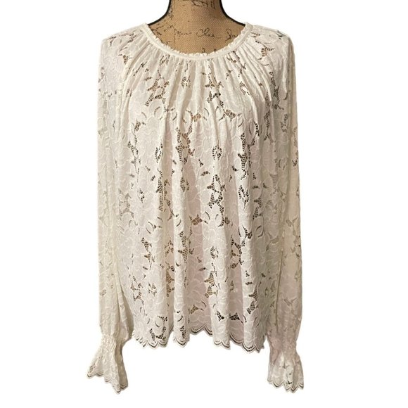 Free People Lace Blouse - Picture 2 of 9
